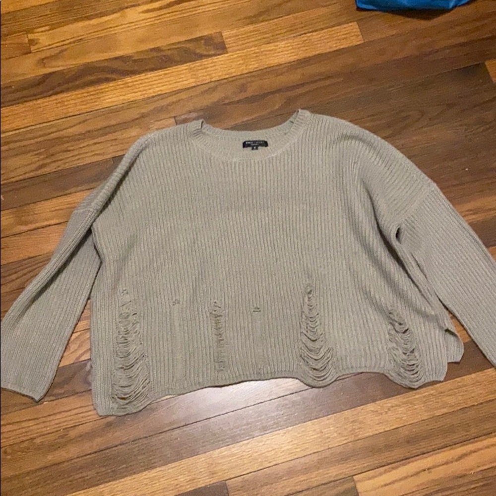 Ripped oversized sweater